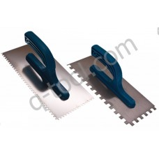 Гладилка  Quality Tool нержавеющая сталь 280х130 мм,зуб 6х6 (Польша)